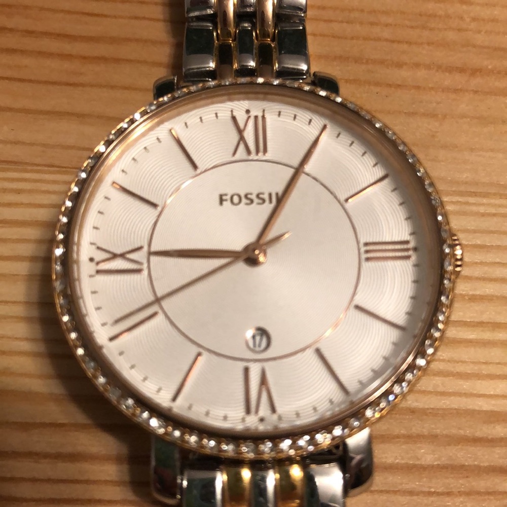 Fossil Jaqueline 30th Anniversary Two-Tone Stainl… - image 1